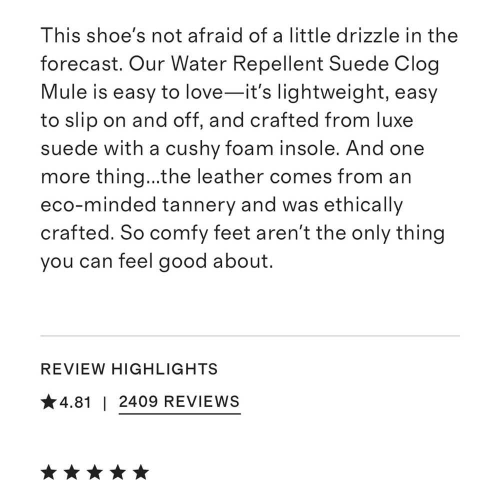 NWOT Quince Tan Suede Mules - Picture 4 of 11